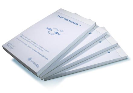 Flip Notepad, 4-pack (#1-4)